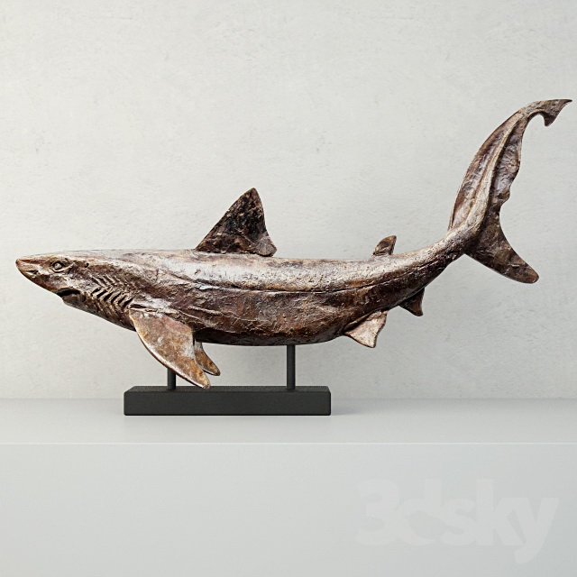 Bronze Shark Sculpture_0325