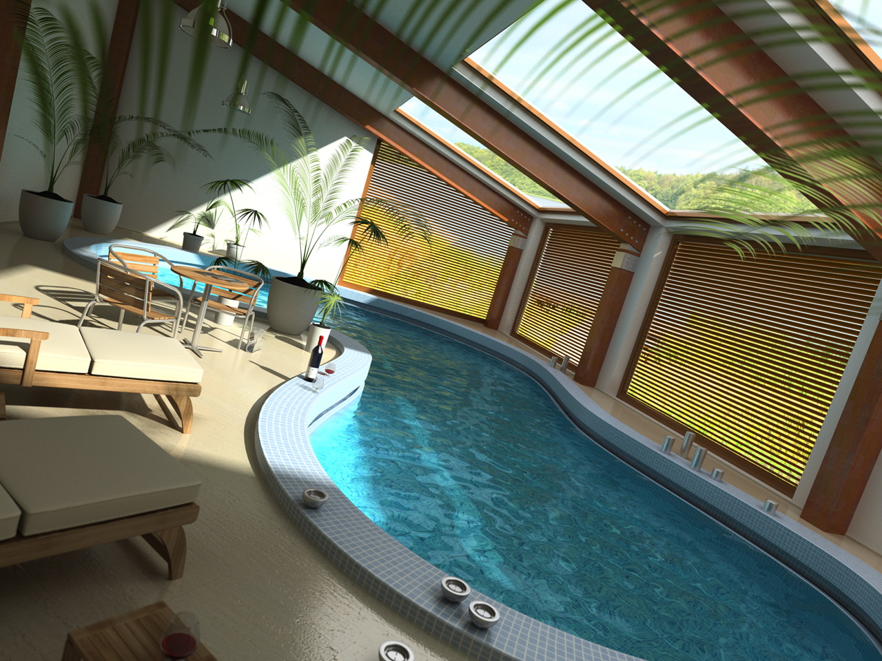Modern indoor swimming pool design_0364