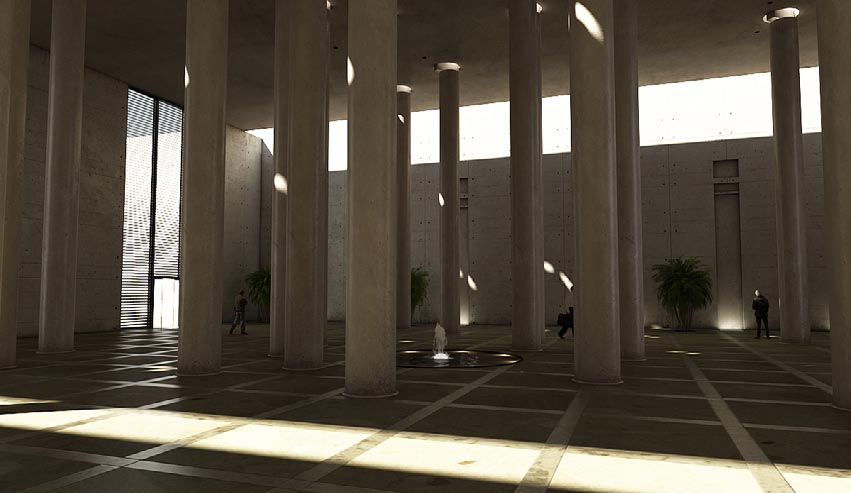 interior of modern building_0375