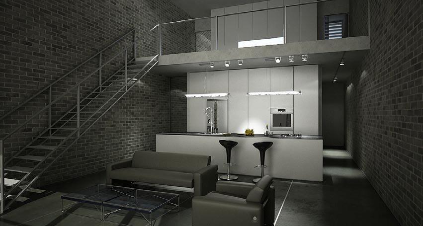 Modern Industrial Style Duplex Apartment_0380