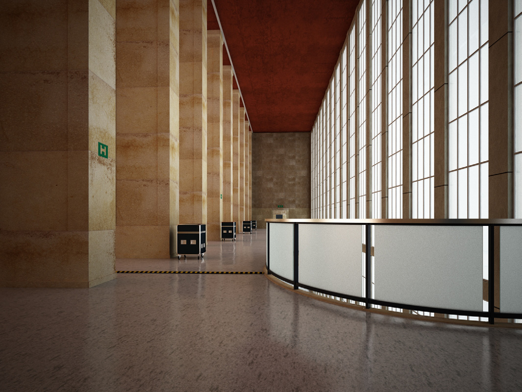 Modern office corridor_0394